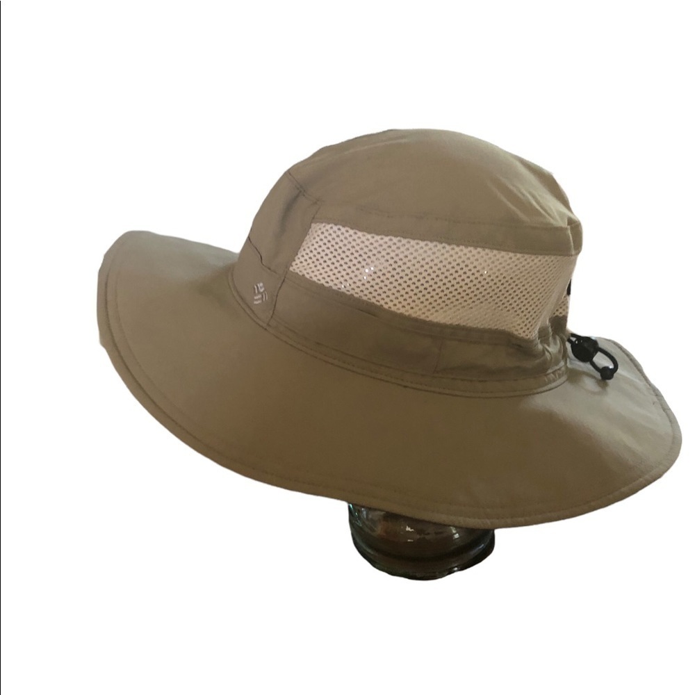 Columbia Unisex Fishing Safari Hat Khaki Ventilation Adjustable  Strap Uni~Sex